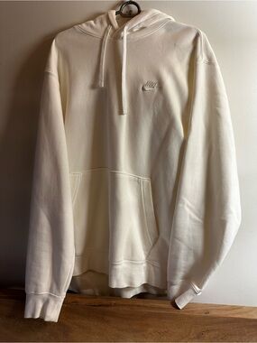 Nike Men's Off-White Pullover Hoodie